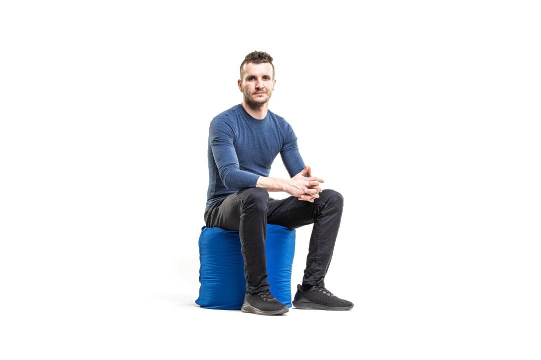 Kék Babzsák Puff